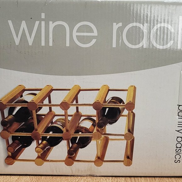 Stylish Wooden Wine Rack - Picture 3 of 3